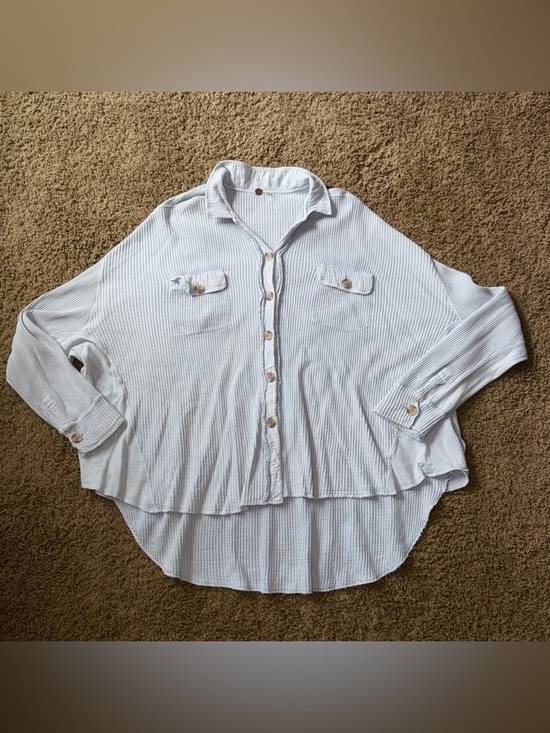 Free People Tops - Women’s Free People One Scout Jacket Blue Size XL